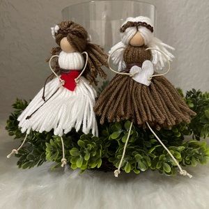 Macrame dolls set of 2
